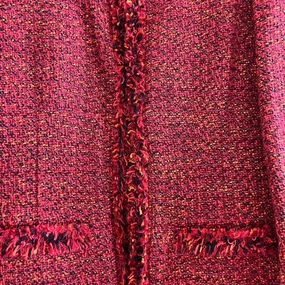 Burgundy tweed jacket - Picture 5 of 7